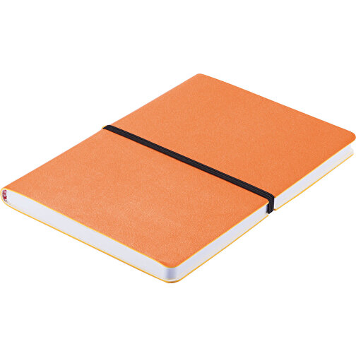 Deluxe Softcover A5 Notizbuch, Orange , orange, Papier, 21,40cm x 1,30cm (Länge x Höhe), Bild 3