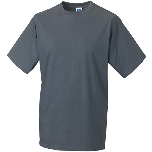 Classic T-Shirt , Russell, grau, 100 % Baumwolle, 2XL, , Bild 1
