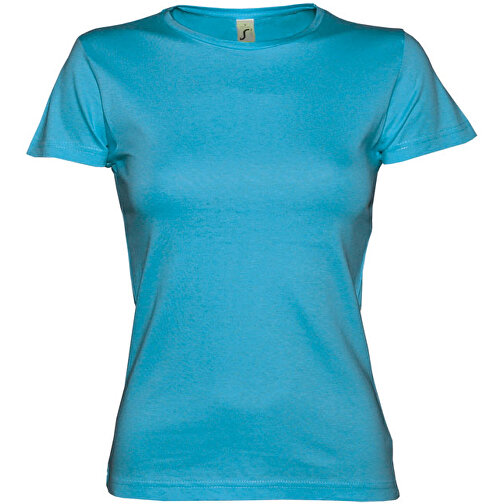 Ladies T-Shirt Miss , Sol´s, atollblau, L, , Bild 1