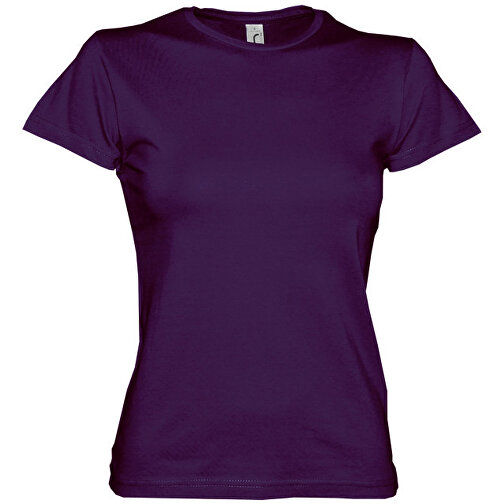 Ladies T-Shirt Miss , Sol´s, dunkellila, 2XL, , Bild 1