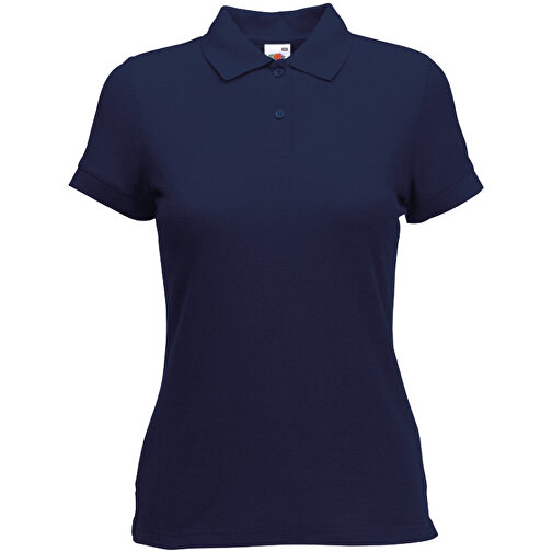 Lady-Fit 65/35 Polo , Fruit of the Loom, navy, 35 % Baumwolle / 65 % Polyester, S, , Bild 1