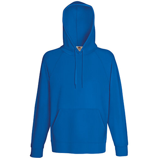 Lightweight Hooded Sweat , Fruit of the Loom, royal, 80 % Baumwolle, 20 % Polyester, S, , Bild 1