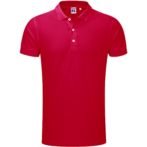 Mens Stretch Polo , Russell, rot, S, , Bild 1