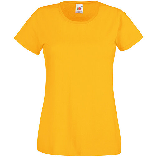 New Lady-Fit Valueweight T , Fruit of the Loom, sonnenblumengelb, 100 % Baumwolle, L, , Bild 1