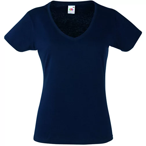 New Lady-Fit Valueweight V-Neck T, Image 1