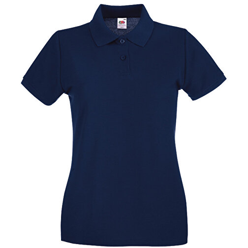 New Lady-Fit Premium Polo , Fruit of the Loom, navy, 100 % Baumwolle, M, , Bild 1