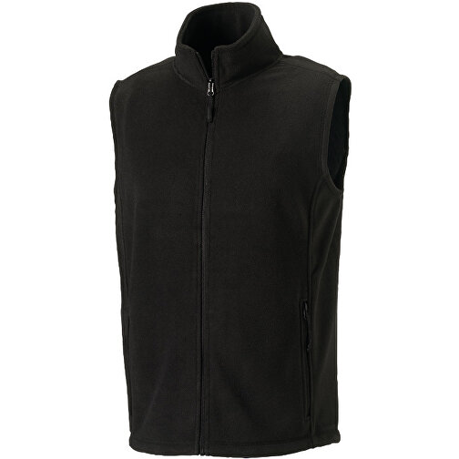 Outdoor Fleece Gilet , Russell, schwarz, 100 % Polyester, XL, , Bild 1