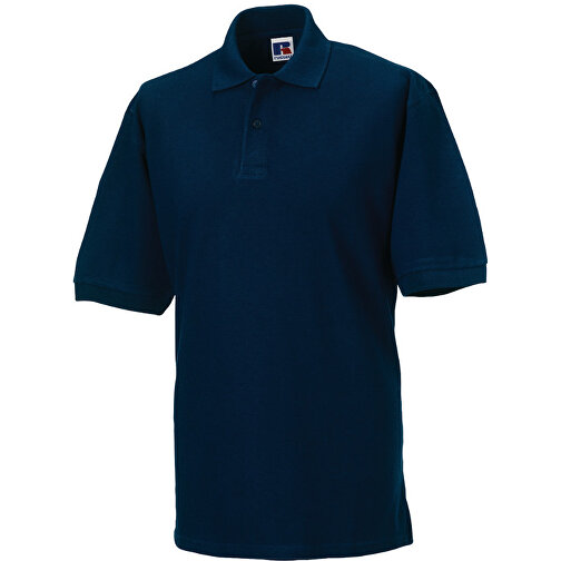 Poloshirt Aus 100% Baumwollpique , Russell, navy blau, 100 % Baumwolle, 4XL, , Bild 1