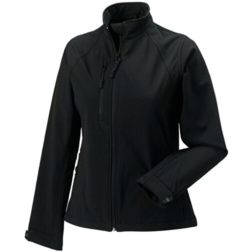 Soft Shell  - Jacke , Russell, schwarz, 92 % Polyester, 8 % Elastan, 4XL, , Bild 1