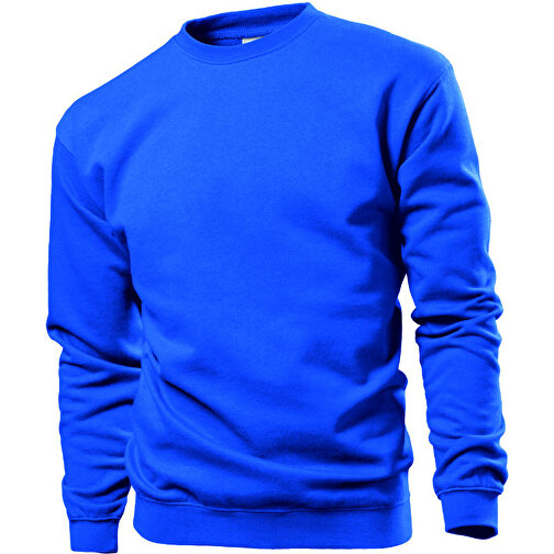 Sweatshirt , Stedman, hellroyal, 70 % Baumwolle / 20 % Polyester / 10 % Viskose, XL, , Bild 1