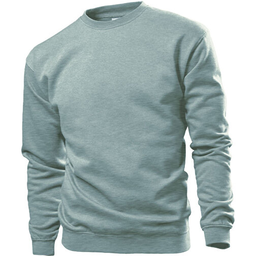 Sweatshirt , Stedman, grau heidekraut, 70 % Baumwolle / 20 % Polyester / 10 % Viskose, 2XL, , Bild 1