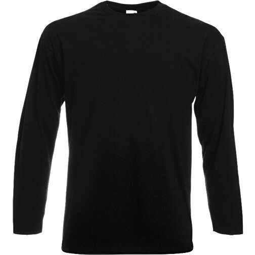 Valueweight Longsleeve T-Shirt , Fruit of the Loom, schwarz, 100 % Baumwolle, 2XL, , Bild 1