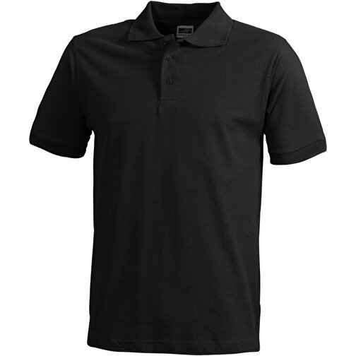 Workwear Polo Men , James Nicholson, schwarz, 100 % Baumwolle, XL, , Bild 1