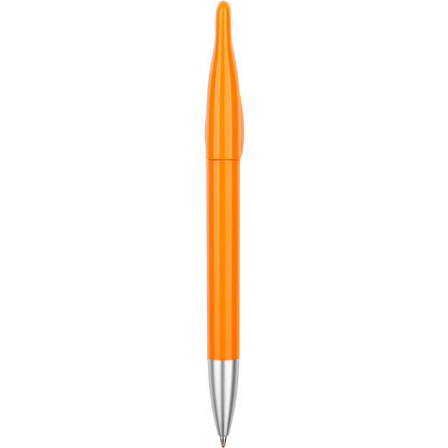 Kugelschreiber Nuit , Promo Effects, orange / weiß, Kunststoff, 14,10cm (Länge), Bild 3