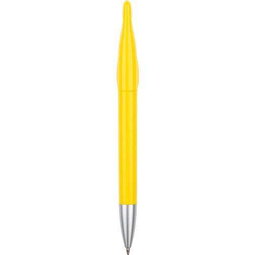 Kugelschreiber Nuit , Promo Effects, gelb / weiß, Kunststoff, 14,10cm (Länge), Bild 3
