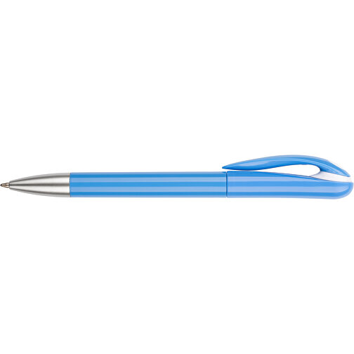 Kugelschreiber Halo , Promo Effects, blau / weiß, Kunststoff, 14,00cm (Länge), Bild 7