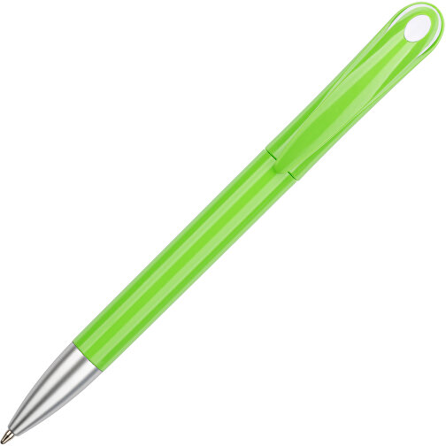 Kugelschreiber Halo , Promo Effects, grün / weiss, Kunststoff, 14,00cm (Länge), Bild 5