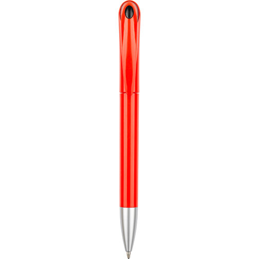 Kugelschreiber Halo , Promo Effects, rot / schwarz, Kunststoff, 14,00cm (Länge), Bild 4