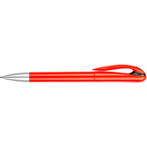 Kugelschreiber Halo , Promo Effects, rot / schwarz, Kunststoff, 14,00cm (Länge), Bild 7