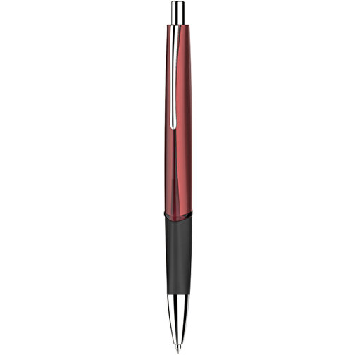 Kugelschreiber Rainbow Metallic , Promo Effects, rot, Kunststoff/Metall, 14,00cm (Länge), Bild 1