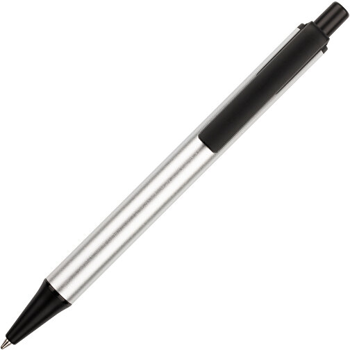Kugelschreiber Prime , Promo Effects, silber / schwarz, Metall, Kunststoff, 14,20cm (Länge), Bild 5