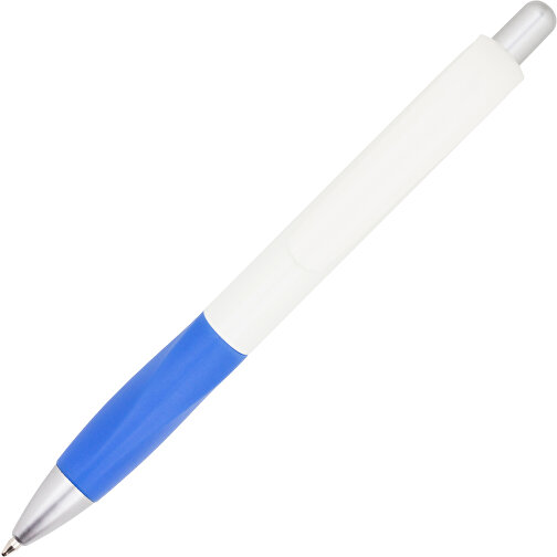 Kugelschreiber Muscle , Promo Effects, blau / weiss, Kunststoff, 14,10cm (Länge), Bild 4