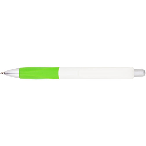 Kugelschreiber Muscle , Promo Effects, grün / weiss, Kunststoff, 14,10cm (Länge), Bild 5