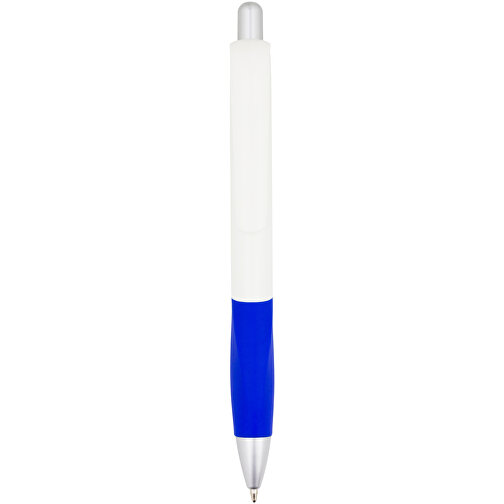 Kugelschreiber Muscle , Promo Effects, royal / weiß, Kunststoff, 14,10cm (Länge), Bild 3