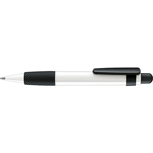 Senator® Big Pen Polished Basic Druckkugelschreiber , Senator, weiss/schwarz, Kunststoff, 13,00cm x 136,00cm x 17,00cm (Länge x Höhe x Breite), Bild 3
