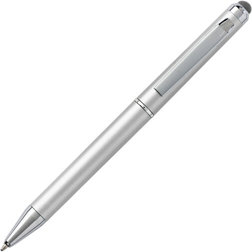 Kugelschreiber Aus Kunststoff Ross , silber, ABS, Plastik, Metall, , Bild 2