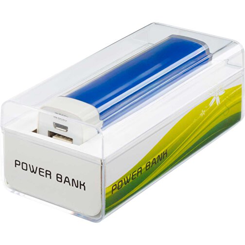 Power Bank Ramona , Promo Effects, hellblau, Kunststoff (ABS), 9,20cm x 2,30cm x 2,30cm (Länge x Höhe x Breite), Bild 4