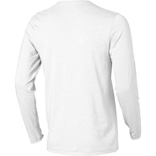 Ponoka Langarmshirt Für Herren , Green Concept, weiss, Single jersey Strick 95% Bio Baumwolle, 5% Elastan, 200 g/m2, XL, , Bild 2
