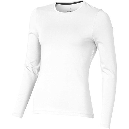 Ponoka Langarmshirt Für Damen , Green Concept, weiß, Single jersey Strick 95% Bio Baumwolle, 5% Elastan, 200 g/m2, S, , Bild 1