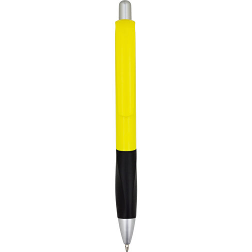 Kugelschreiber Muscle , Promo Effects, gelb / schwarz, Kunststoff, 14,10cm (Länge), Bild 3