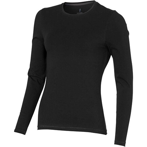 Ponoka Langarmshirt Für Damen , Green Concept, schwarz, Single jersey Strick 95% Bio Baumwolle, 5% Elastan, 200 g/m2, XS, , Bild 1