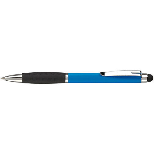 Kugelschreiber Mercurius Mit Touch , hellblau, ABS & Metall, 13,70cm (Länge), Bild 3