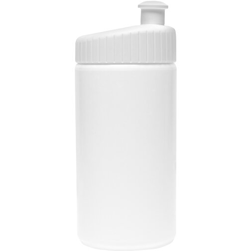 Sportflasche Design 500ml , weiß, LDPE & PP, 17,80cm (Höhe), Bild 1