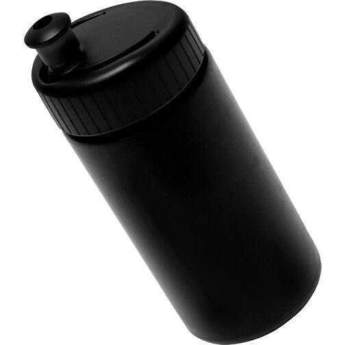 Sportflasche Design 500ml , schwarz, LDPE & PP, 17,80cm (Höhe), Bild 3