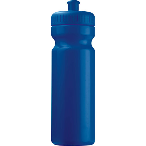 Sportflasche Classic 750ml , dunkelblau, LDPE & PP, 24,80cm (Höhe), Bild 1