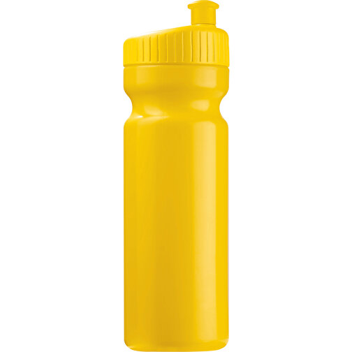 Sportflasche Design 750ml , gelb, LDPE & PP, 24,80cm (Höhe), Bild 1