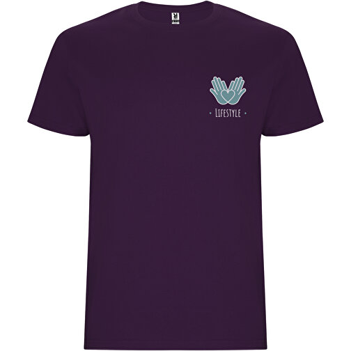 Stafford T-Shirt Für Herren , lila, Single jersey Strick 100% Baumwolle, 190 g/m2, XL, , Bild 2