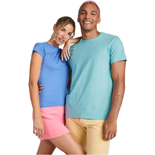 Capri T-Shirt Für Damen , rot, Single jersey Strick 100% Baumwolle, 170 g/m2, L, , Bild 5