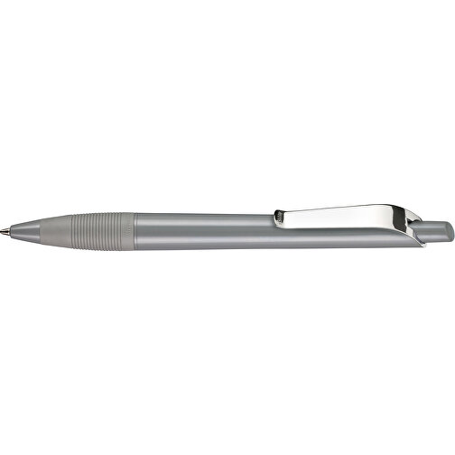 Kugelschreiber Bond Shiny , Ritter-Pen, steingrau, ABS u. Metall, 14,30cm (Länge), Bild 3