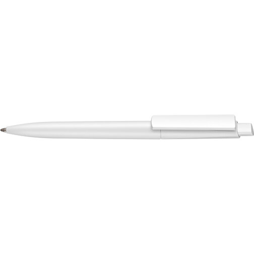 Kugelschreiber Crest , Ritter-Pen, weiss, ABS-Kunststoff, 14,90cm (Länge), Bild 3