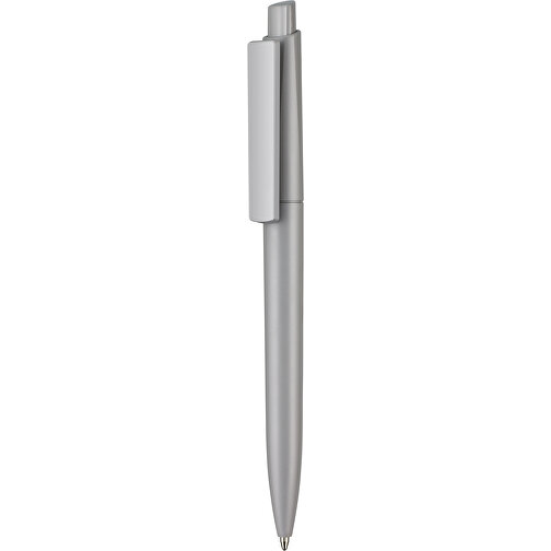 Kugelschreiber Crest , Ritter-Pen, steingrau, ABS-Kunststoff, 14,90cm (Länge), Bild 1