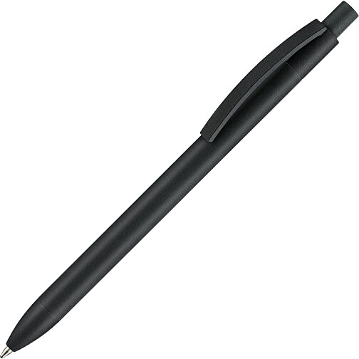 Kugelschreiber CAPRI-SOFT SCHWARZ , Ritter-Pen, schwarz, Aluminium, 14,00cm (Länge), Bild 2