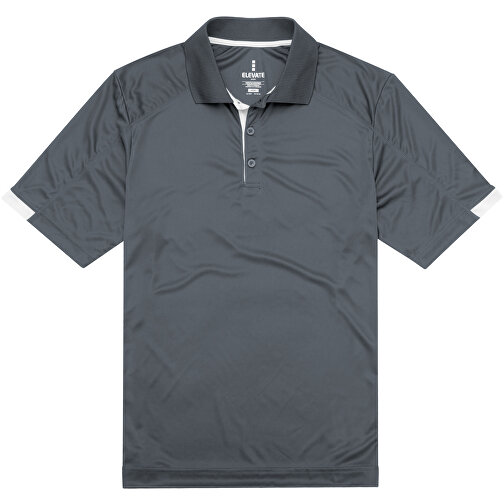 Kiso Poloshirt Cool Fit Für Herren , stahlgrau, Strukturierter Strick mit Cool Fit Finish 100% Mikro Polyester, 150 g/m2, L, , Bild 9