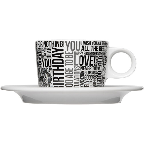 Kaffeetasse Form 202 , Mahlwerck Porzellan, weiß, Porzellan, 7,00cm (Höhe), Bild 2