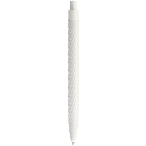 Prodir QS01 PMP Push Kugelschreiber , Prodir, weiß, Kunststoff, 14,10cm x 1,60cm (Länge x Breite), Bild 3