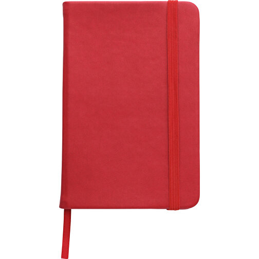 Notizbuch Aus PU Dita , rot, Karton, Papier, PU, 14,10cm x 1,60cm x 9,00cm (Länge x Höhe x Breite), Bild 1